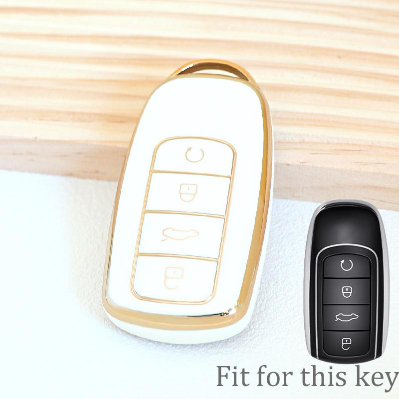 4 Buttons For Chery Omoda 5 C5 Tigo 7 8 Pro Max Tigo 7 8 Plus Arrizo 5 Plus Keychain Car Keys Accessories Holder Key Cover Case