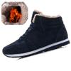 fashion Fur Shoes For Men Winter Shoes Casual Men's Winter Boots Keep Warm Ankle Boots Men Footwear Snow Boots Black Botas Para Hombre
