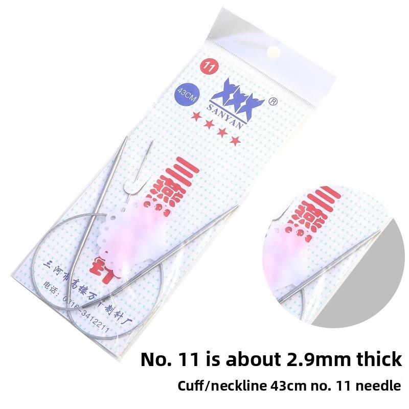 Circular Knitting Needles for Making Sleeve Sweaters, Stainless Steel Circular Knitting Needles, Sweater Knitting Circular Needles