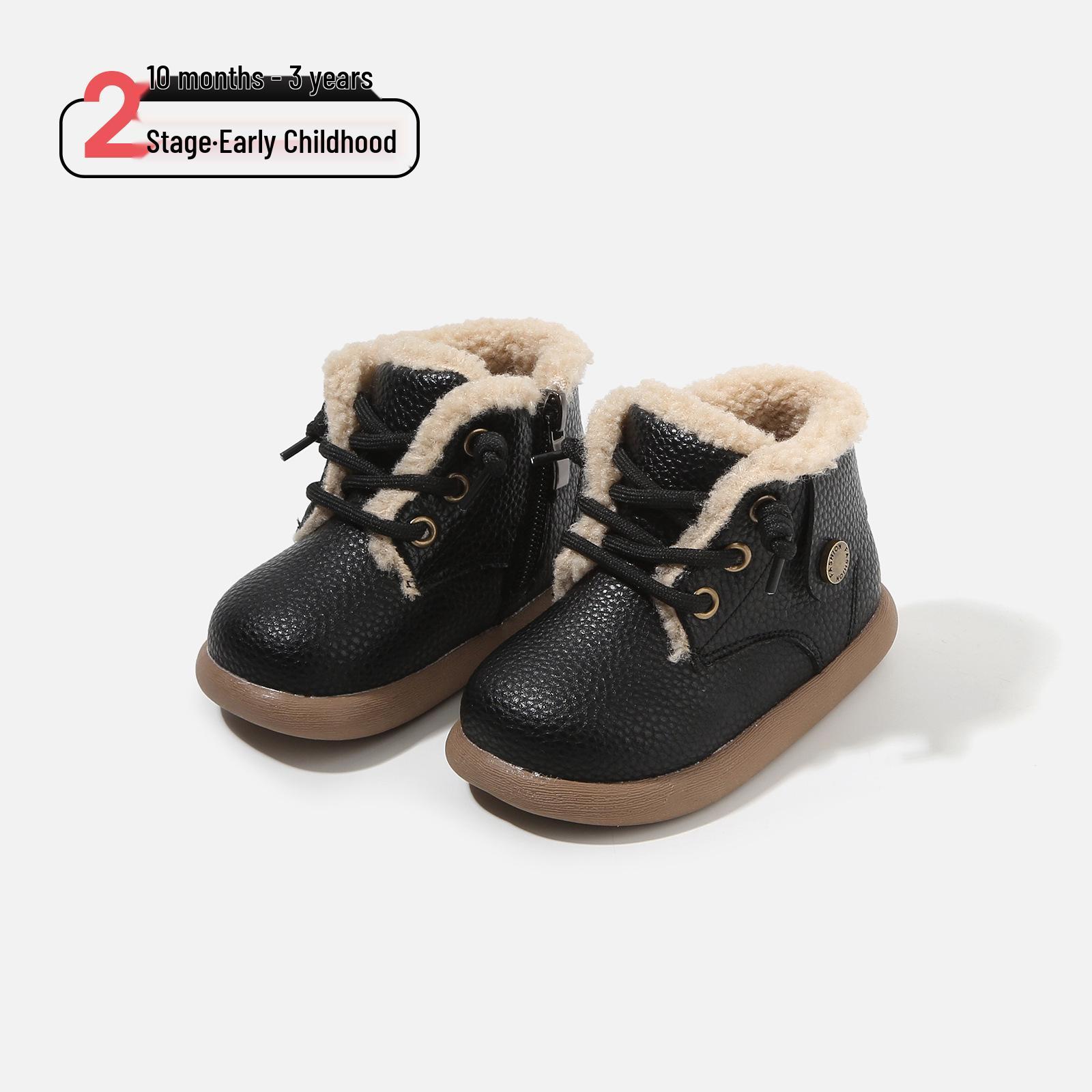 

Baby & Toddler Winter Cotton Boots - Soft-Soled, Velvet-Lined, Snow Boots for Boys & Girls Factory order 15-19 full set (120 pairs) чорний