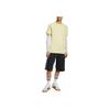 Adidas Originals Round Neck Logo Slim Fit Short Sleeve T-Shirt Men Tops Pink Yellow JN7021