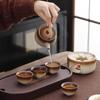 Deou Starlight Wood-Fired Ceramic Tea Set with Stove