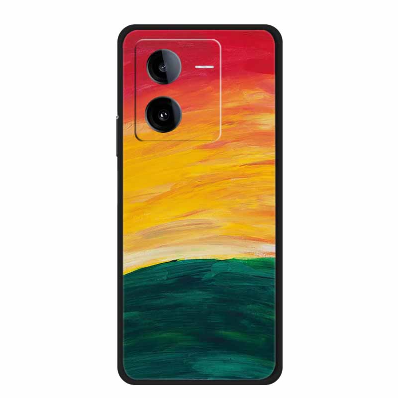 Phone Cover For Vivo iQOO Z8 5G Cases 6.64" Marble Soft TPU Silicone Para for Vivo iQOO Z8 V2314A 2023 Back Case Bumper Fundas