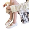 Travel Bi Preparation~ Autumn Mary Jane 2025 Autumn Full Leather Velcro Casual Single Shoes Breathable and Comfortable