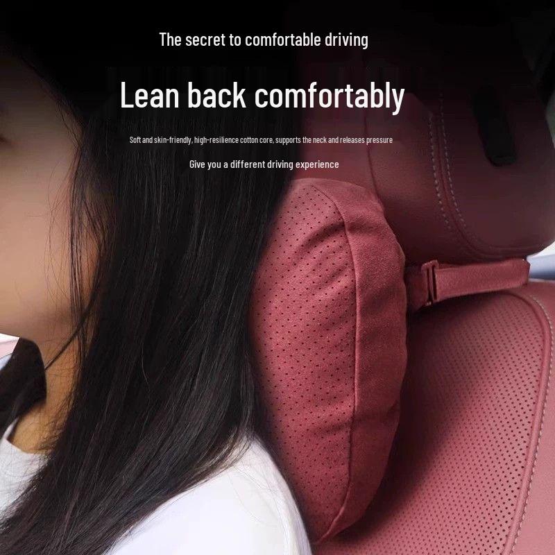 Suitable Headrest & Lumbar Pillow for 5, 7, I3, X1, X2, iX3, X4, X5 Series Car Interior