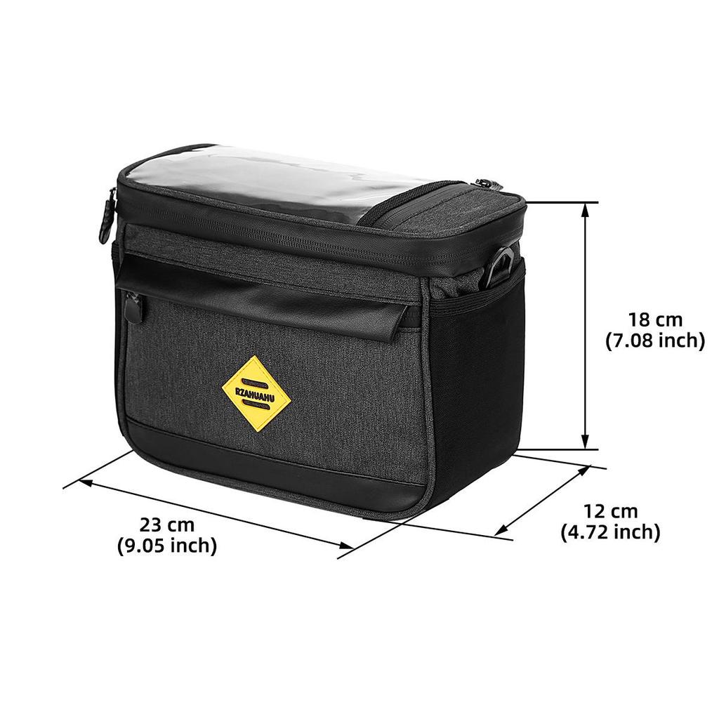 Water-Repellent Handlebar Bag: Insulated Front Bag for Bicycle, Electric Vehicle, and Motorcycle