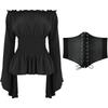 New long-sleeved women's Renaissance medieval blazers and costumes
