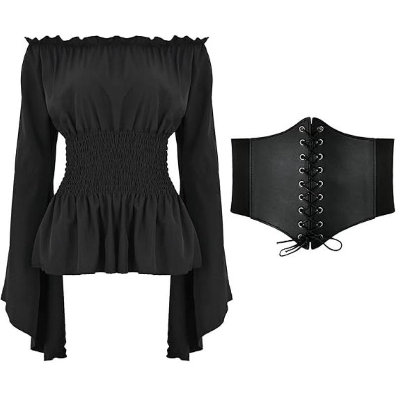 New long-sleeved women's Renaissance medieval blazers and costumes