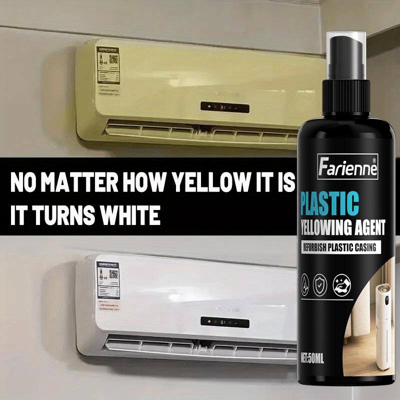 Plastic Repair Spray,Instantly Removes Yellowing&Oxidation,Restores Color&Shine,Ideal for Car Dashboards,Fridges,Vending Machine