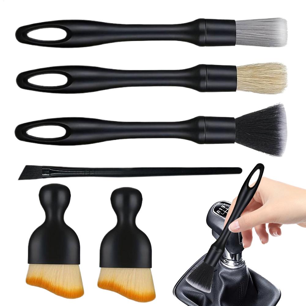 Car Wash Cleaning Brush Set Detachable Ergonomic Cleaner Tool Automotive Cleaning Brush Kit For Beginners Automotive Vehicle