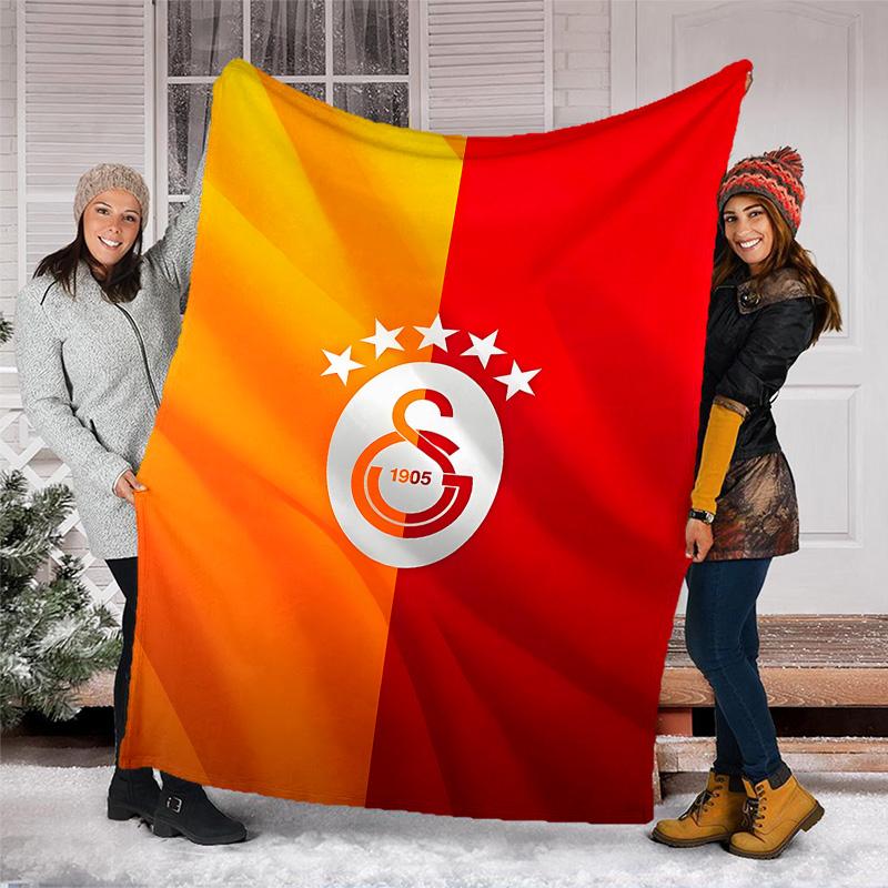 1 Stück GS-Themen-Decke - Digitaldruck, Polyester, Gemütlich für alle Jahreszeiten, Perfekt für draußen und Reisen