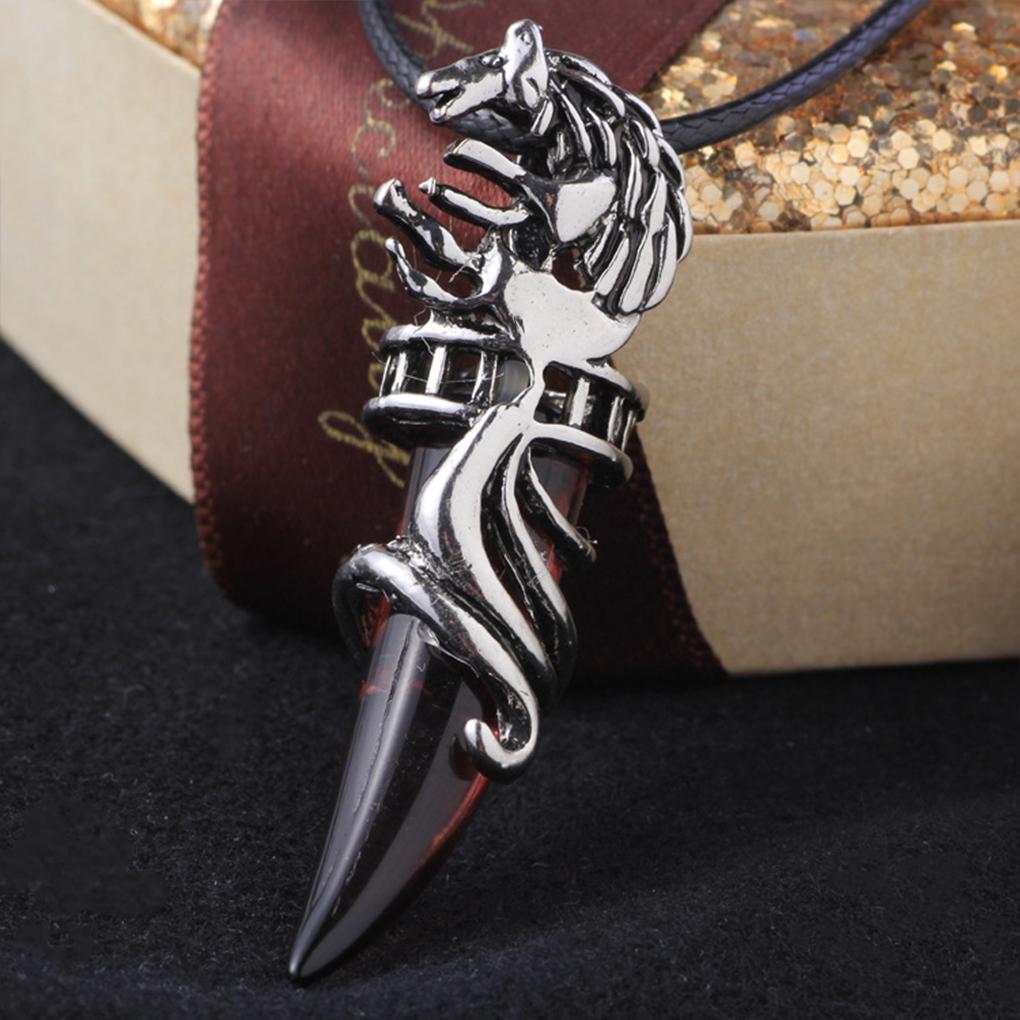 Wolfszahn Halskette Geschenke Einzigartige Halsdekoration Herren Geschenk Zubehör Schmuck Aufhängung Mode Stilvolles Ornament Anhänger