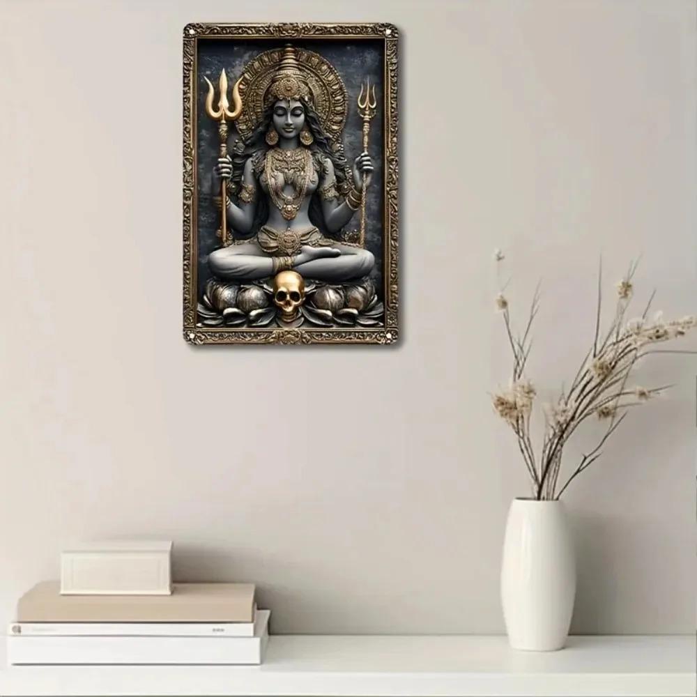 

Kali Goddess Vintage Aluminum Sign Wall Decor Art for Home Bar Restaurant 20x30cm
