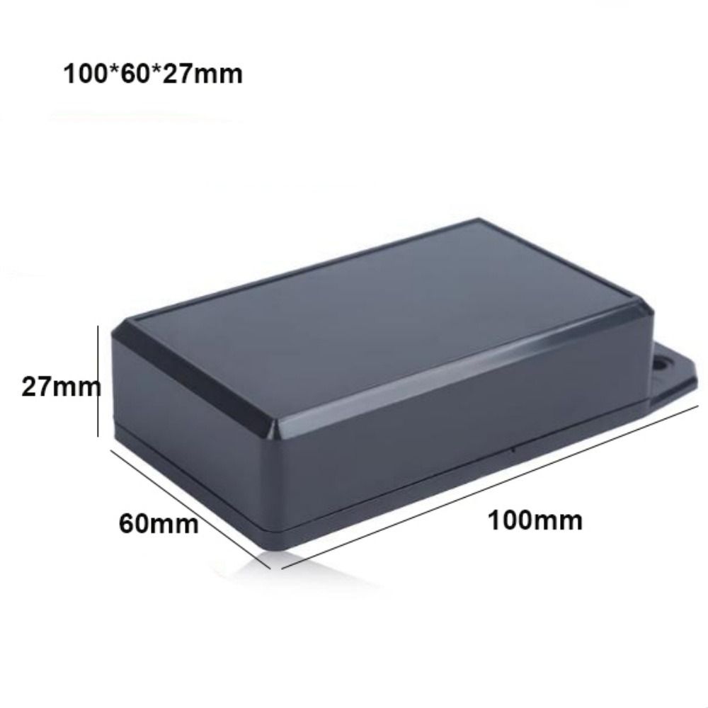 White Black Storage Case ABS Plastic Housing Instrument Case  Electronic Supplies