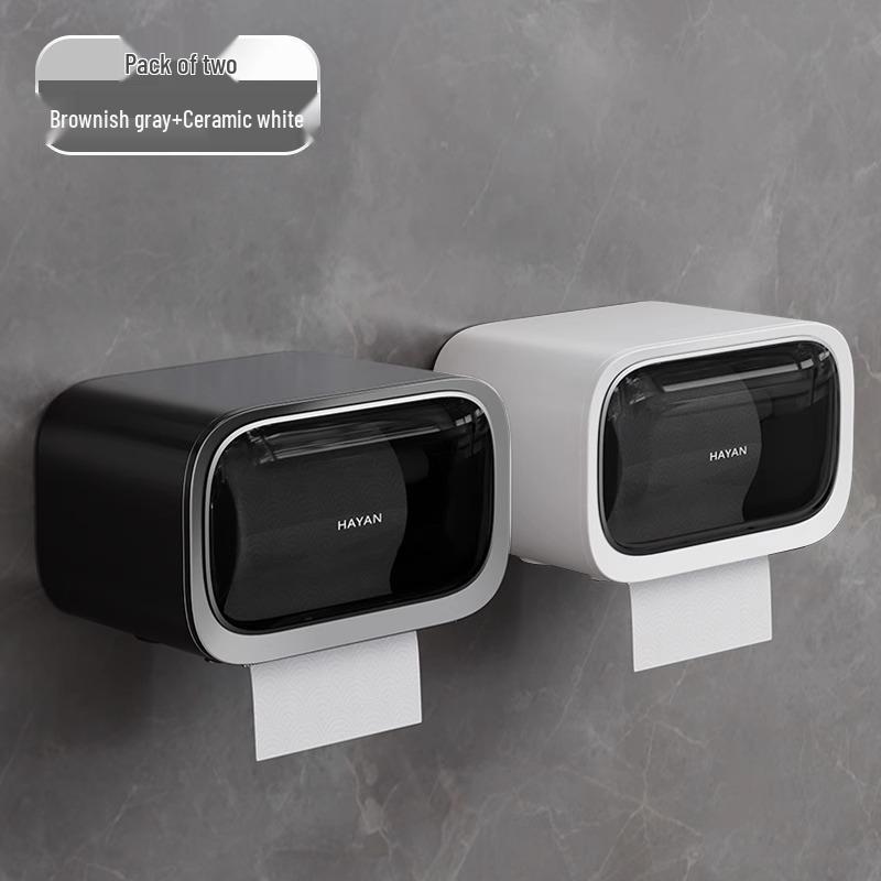 Wall-Mounted Tissue Paper Holder for Bathroom
