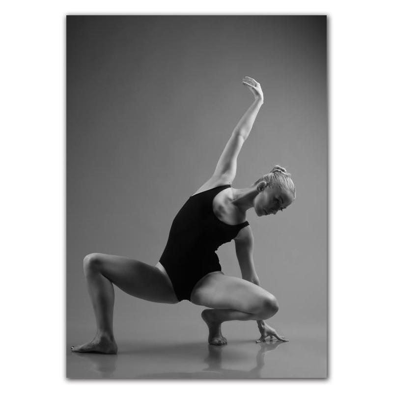 Mode Poster Ballett Mädchen Schwarz Und Weiß Leinwand Malerei Schöne Ballerina Tanzen Poster Drucke Bild Home Decor HD0071