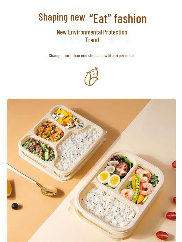 Hanqian Biodegradable Corn Starch Disposable Food Containers