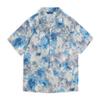 Hawaiian beach shirt casual shirt men's loose short-sleeve shirt