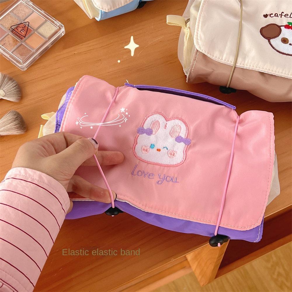 

Мультяшная дорожная косметичка, складная косметичка, портативная сумка для хранения туалета