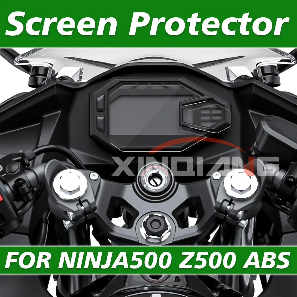 Motorcycle TPU Cluster Scratch Dashboard Screen Protector Accessories For KAWASAKI NINJA Z 500 Ninja500 Z500 ABS (not for SE) 2PCS