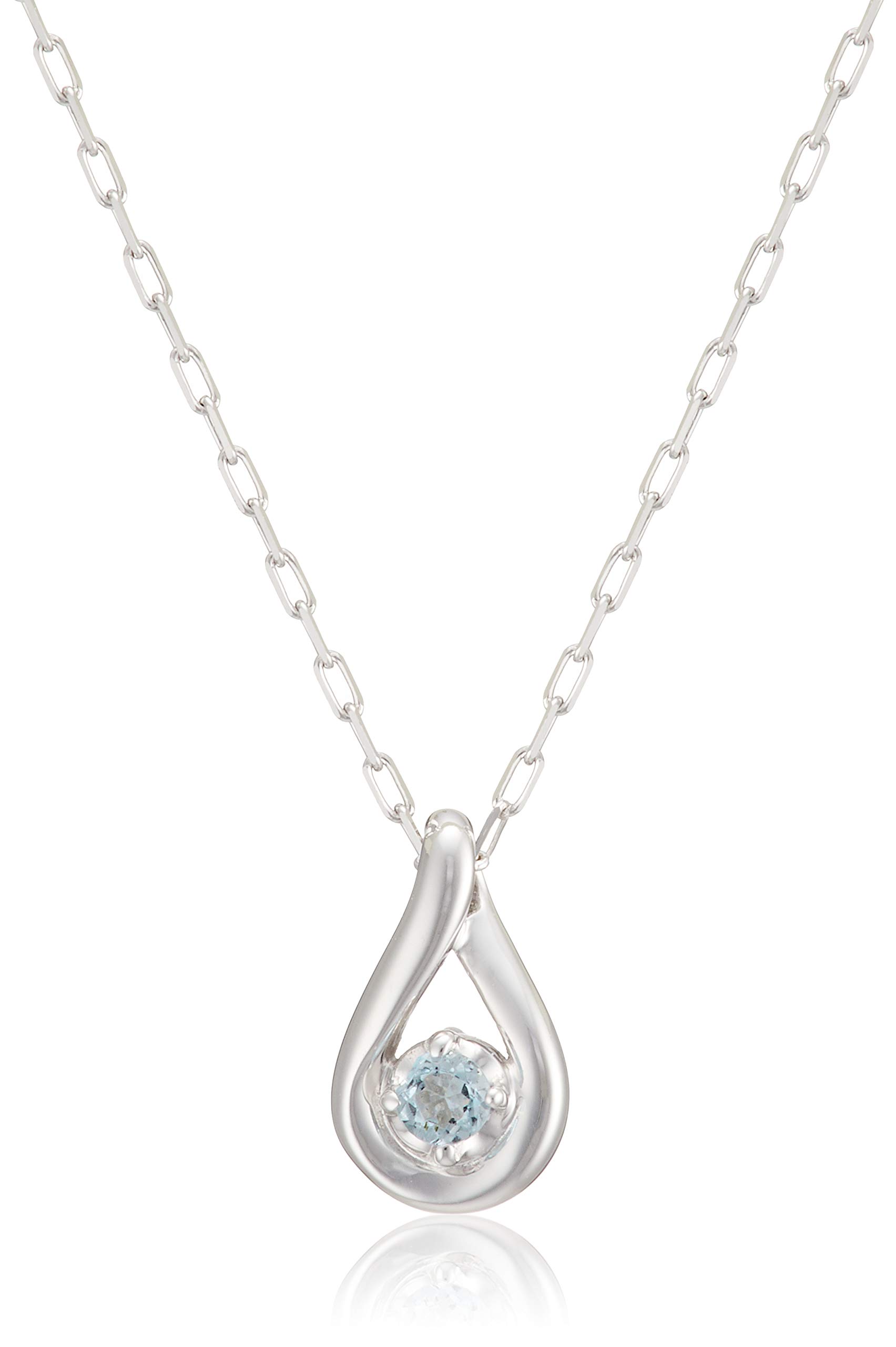 

K10 White Gold Necklace [Yondo Sea] 4℃ 11181-612-3211-00-00 Women s
