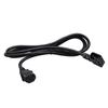 IEC C14 To C13 Left Angle Power Cord 3 Prong Power Cable For Server PDU Computer Monitor And Electronic Equipment