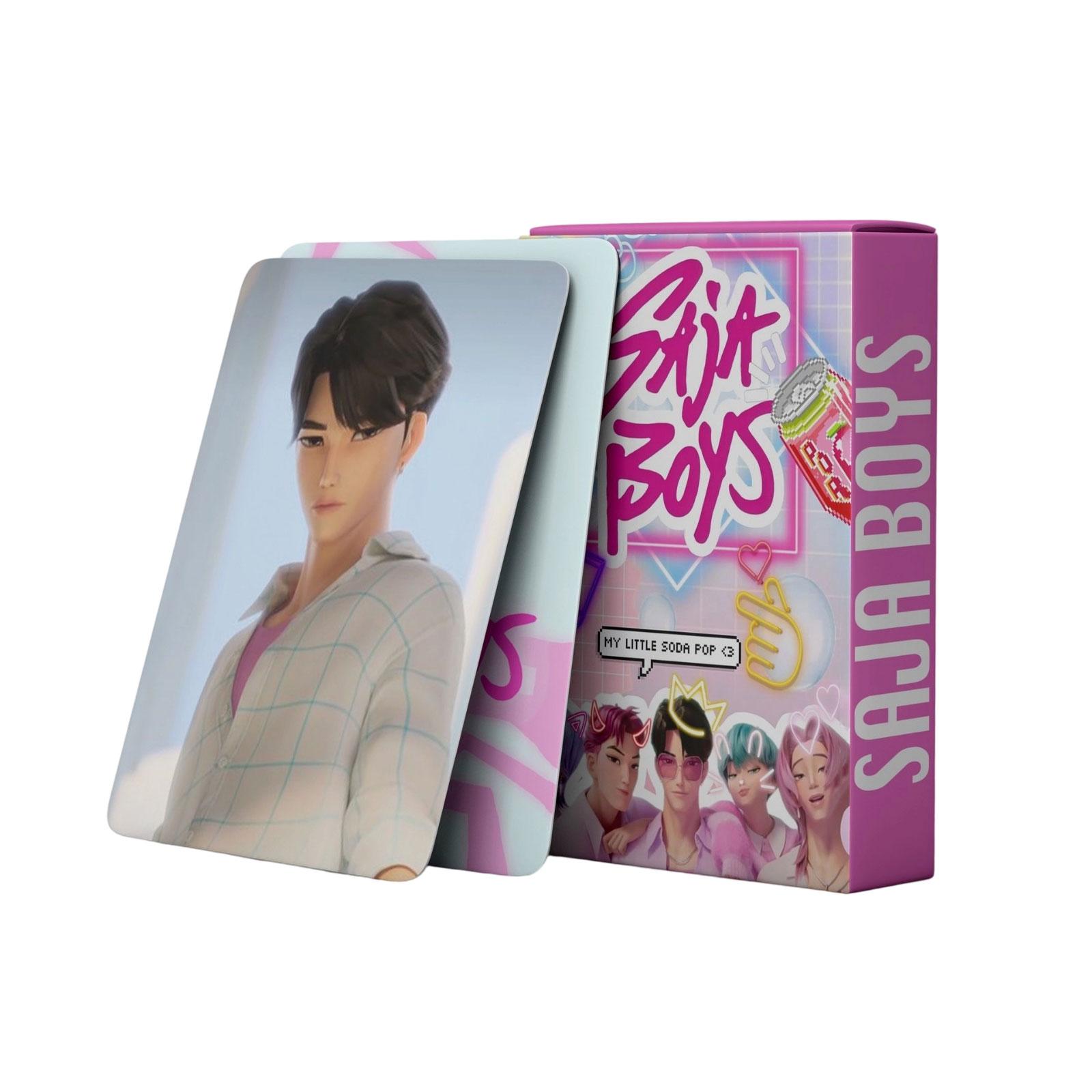 

Двусторонняя карточка ЛОМО на 55 карт - Аниме Окружающая Фотокарточка - Коллекционная карточка One Size