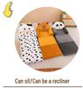 Kids' Plush Folding Stool: Panda, Capybara & Cow Design, Perfect for Playroom or Gift