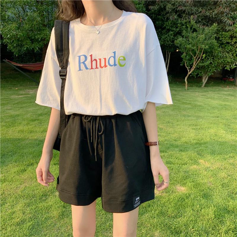 Women's High-Waist Slim Loose Summer Shorts - 2025 Trendy Net Celebrity Style
