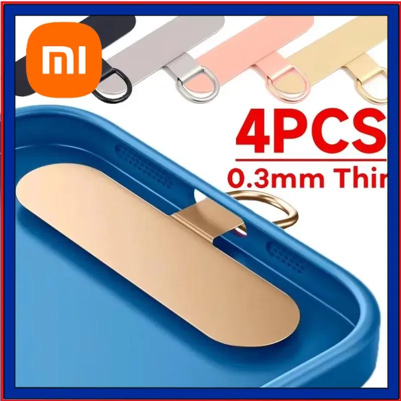 Xiaomi Çıkarılabilir Paslanmaz Çelik Cep Telefonu Askısı Kart Yaması Kayıp Önleyici Güçlü Telefon Askısı Asma Kordon Sekmeleri IPhone Samsung Xiaomi için