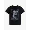 Three of Swords Skeleton T-Shirt By Kingamu _ Printed T-shirt Summer Luxury Brand Cotton Men's and Women's T-shirt Short Sleeve