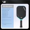 VISPINVO T700 Carbon Pickleball Schläger Leichter Hoher Rückprall Stoßdämpfung Professioneller Turnier Schläger