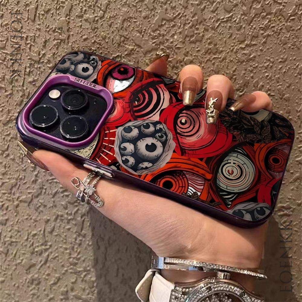 Terror Evil Eyes Phone Case For IPhone 16 15 14 13 12 11 Pro Max 15pro 16pro 14pro Anti Fall Scratch Cool Hard Shell