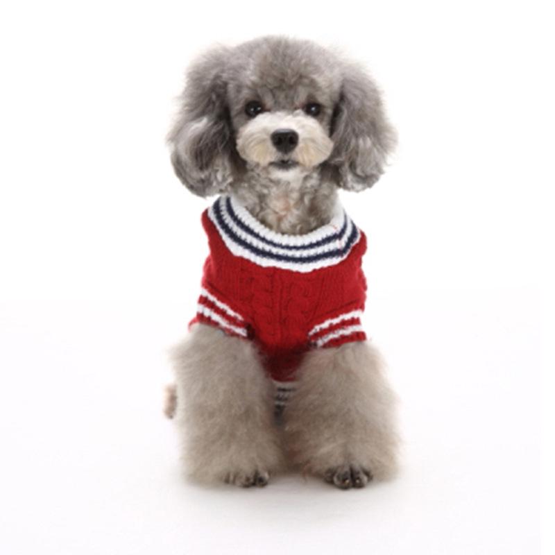 Wan Knitted Christmas Pet Sweater – Warm, Funny Winter Outfit for Puppies