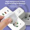 European Style Russian One To Many with USB Charging Conversion Socket  Central and Eastern European Standard Small Night Light Plug