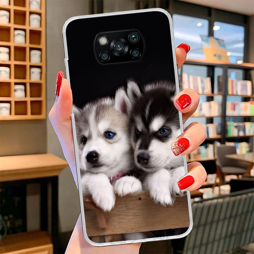 Siberian Husky Dog Cover Phone Case For Xiaomi Poco F7 Ultra X7 X6 X5 Pro M7 Redmi 15C 15 13C 13 12C 12 10C 10 9A 9C 9T 9 Shell