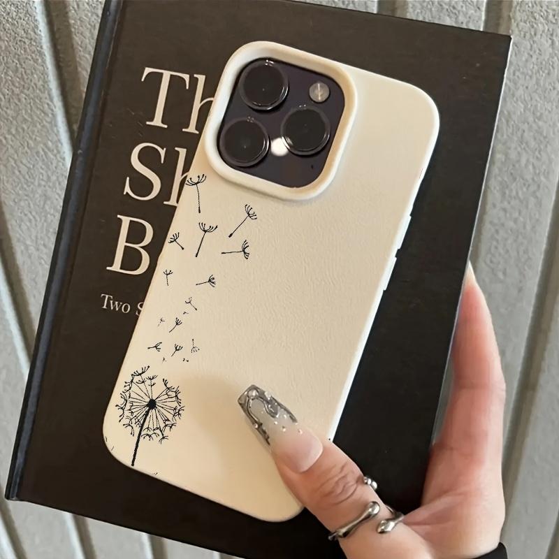 

New Minimalist Dandelion Pattern Phone Case For iPhone 17 Pro Max 16 15 14 13 12 11 XS Max X XR 15 Plus 16E 17 Air Bumper Cover iPhone XR