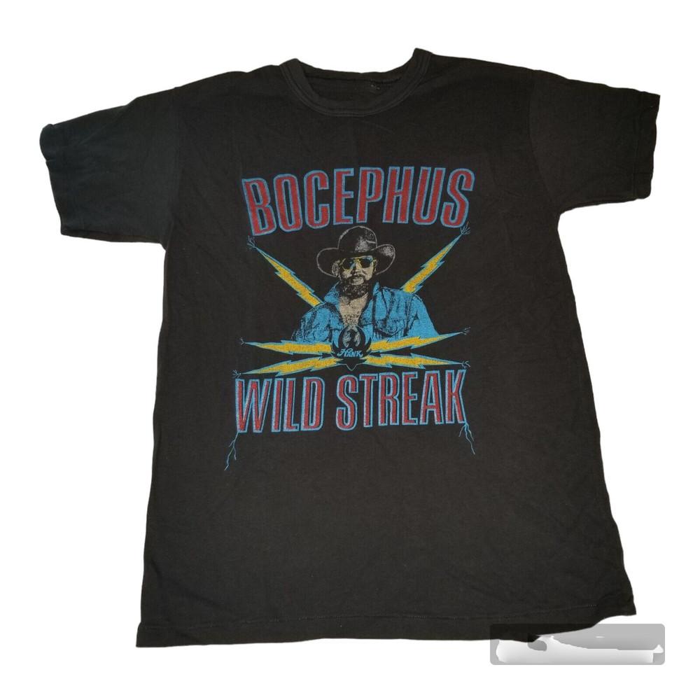 Футболка 80-х Хэнк Уильямс-младший Bocephus Wild Streak Tour S-5XL Унисекс S