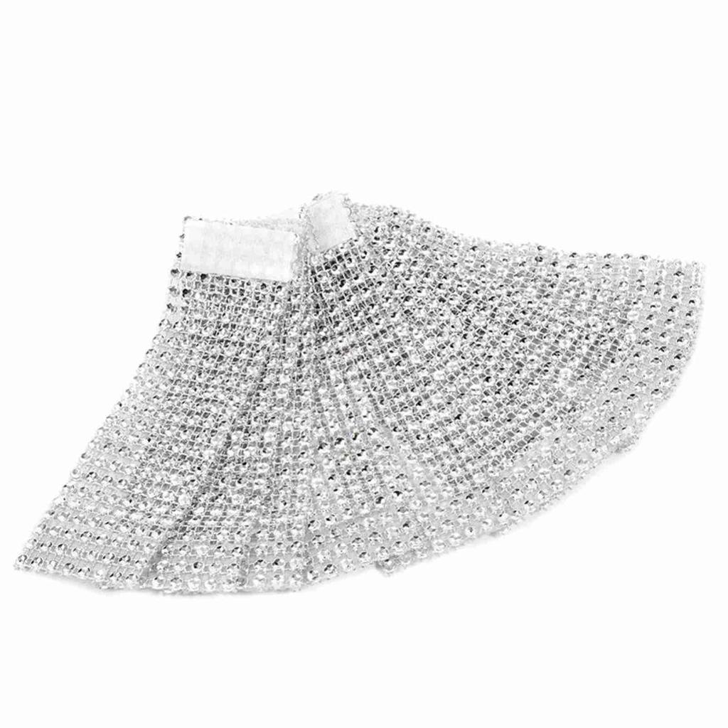 50pcs 8 Rows Chair Sash Napkin S Mesh Wrap Ribbon For Wedding Christmas Gold
