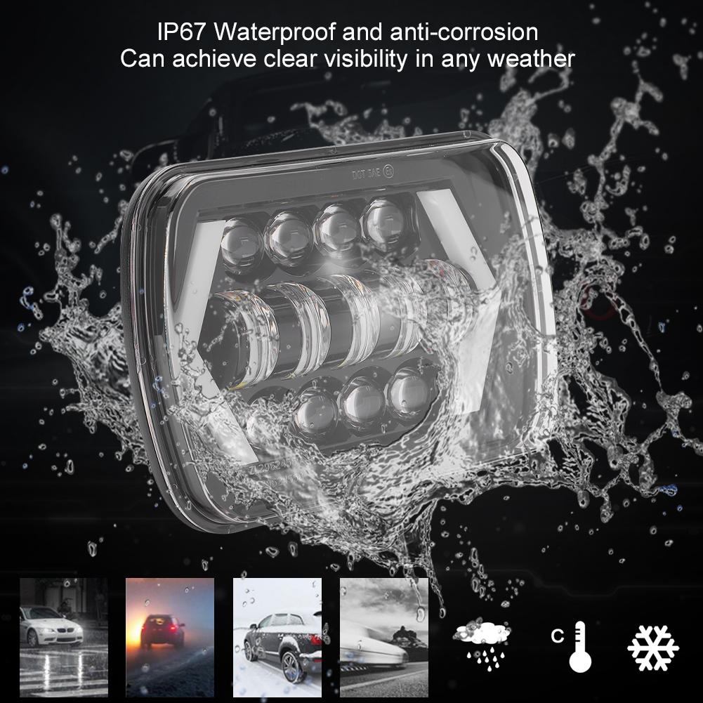 210W 6000K 21000LM H4 LED Headlight IP67 Headlamp Fit for Jeep Cherokee XJ 1224V