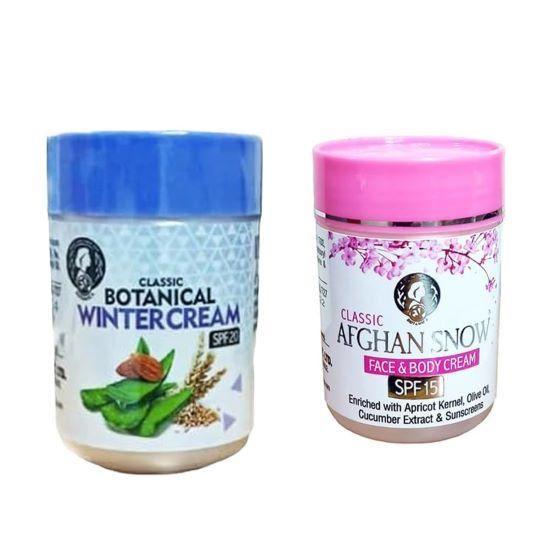 RSINC Export Afghan Classic Botanical Winter  Timeless Skin Care for | Iconic Indian Beauty Product  Cream Herbal Winter Cream+Classic Afghan Snow