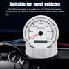 Custom Universal 85mm GPS Speedometer Digital Gauge 30 60 120 200 KMH Odometer For Marine Boat Car ATV With GPS Antenna Red LED