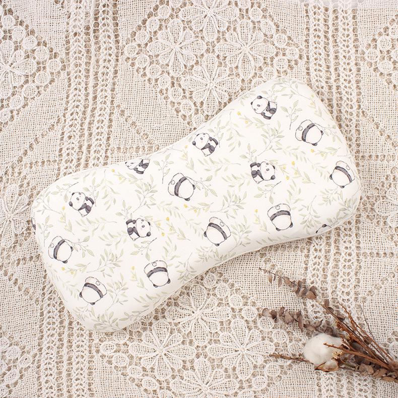 

Регулируемая дышащая детская подушка с эффектом памяти - полный хлопок для сна в детском саду Pillowcase Only