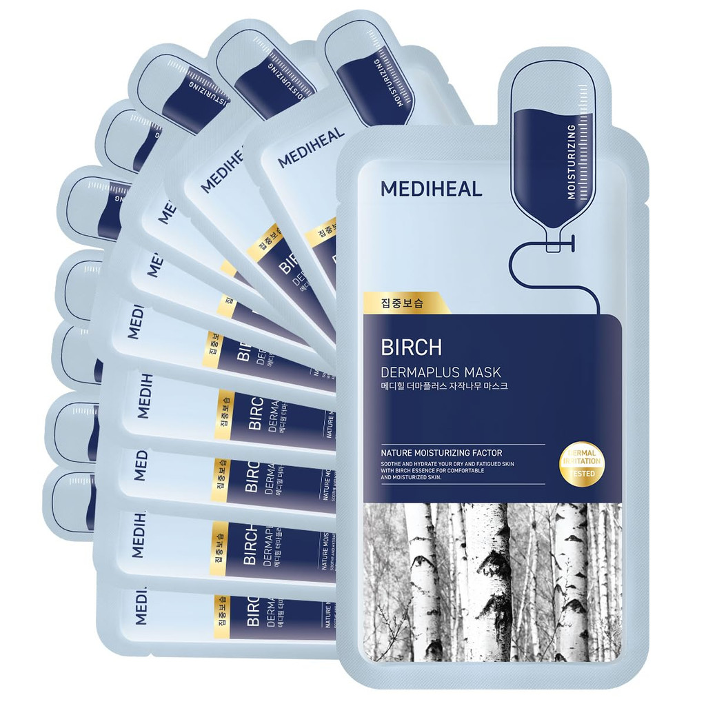 Mediheal Birch Dermaplus Mask 10ea+ RANDOM GIFT