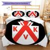 KV Kortrijk Bedding Quilt Set Quilt Cover Pillowcase Home Decoration Birthday Gift (1 * duvet cover + 2 * pillowcase, without core)