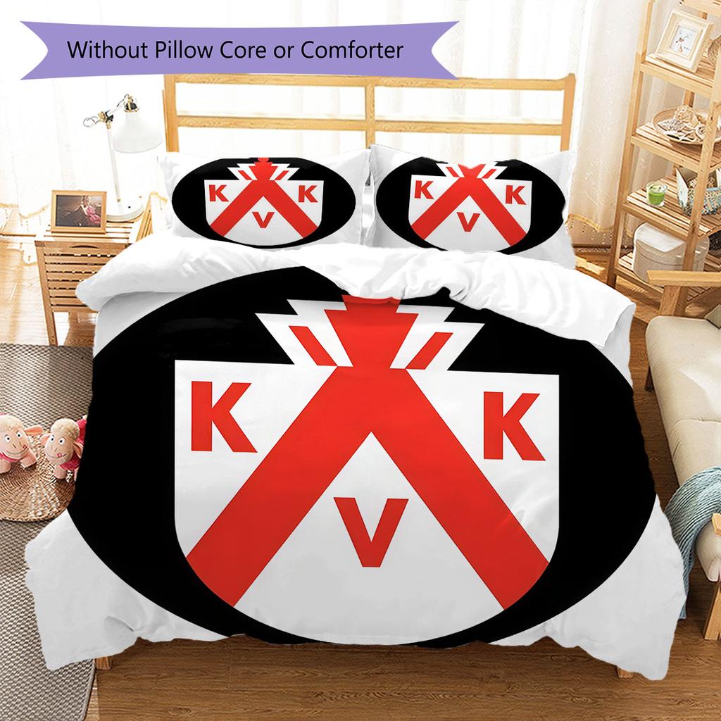 KV Kortrijk Bedding Quilt Set Quilt Cover Pillowcase Home Decoration Birthday Gift (1 * duvet cover + 2 * pillowcase, without core)