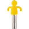 Stainless Steel & Silicone Human-Shaped Tea Infuser - Mesh Hanging Cup Style Tea Strainer & Dregs Separator