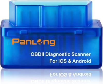 Obd2 BLUETOOTH OBD2 Diagnosegerät Scanner, Kompatibel mit IOS/Android, obdII Scanner, Diagnoseinspektion für Züge