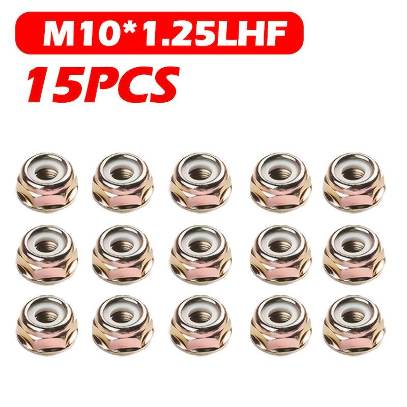 M12*1.75 LHF Left-Hand Thread Anti-Loosening Nut for Lawnmowers
