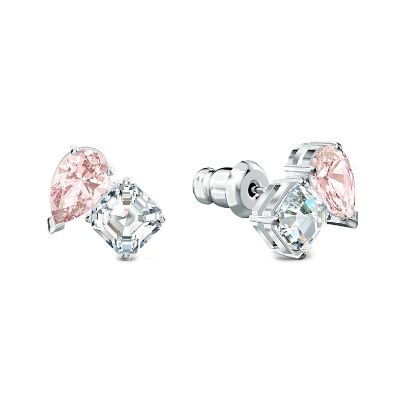 Swarovski Love is always with you Attract Soul artificial crystal earrings for women 5517118 красный